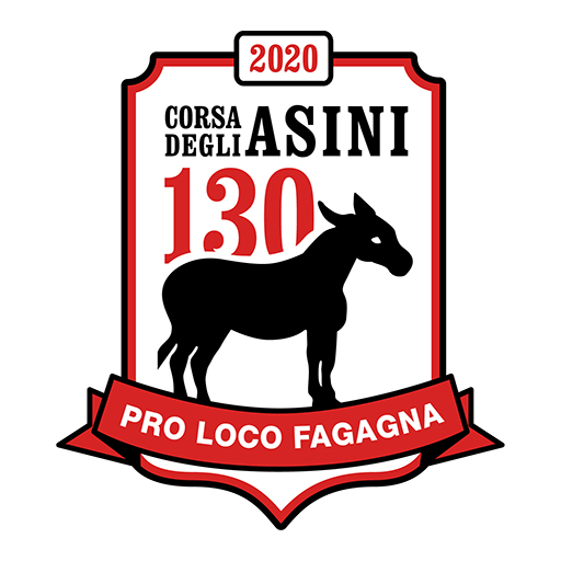 Logo 130 anni Corsa degli Asini - Pro Loco Fagagna